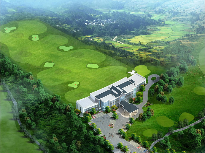 湖南桃花源国际高尔夫俱乐部新建练习场